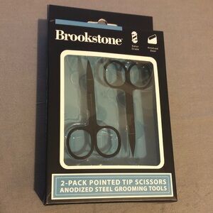Brookstone Black Anodized Scissors Set